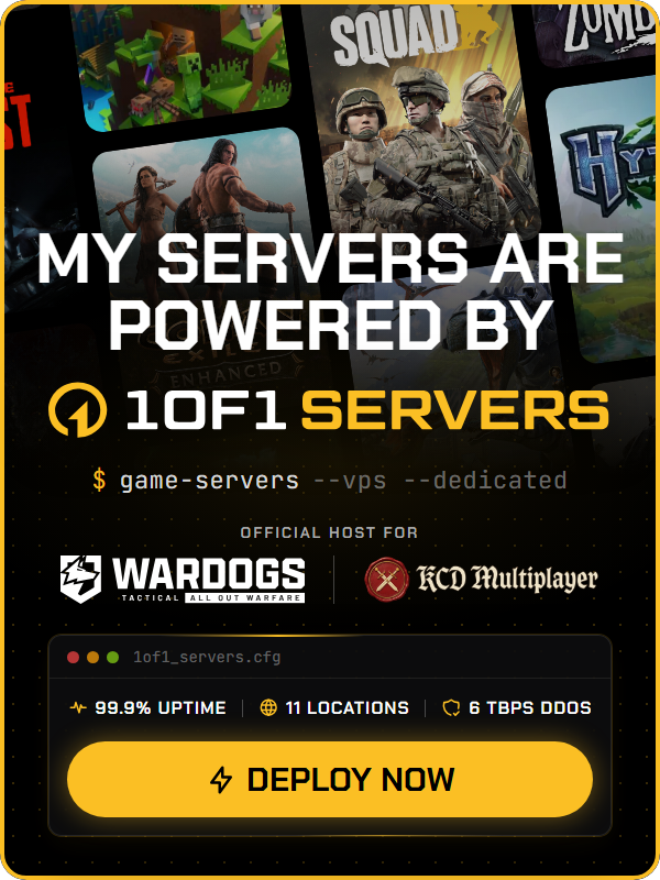 1of1 Servers vertical stream ad